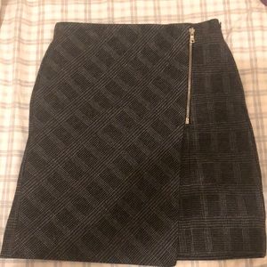 Loft Asymmetrical Skirt with Zip